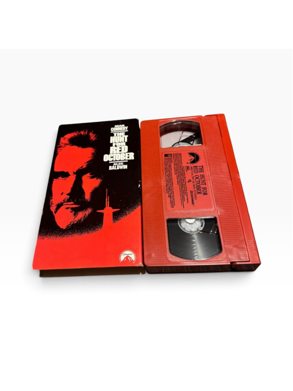 Vintage 1990 Paramount The Hunt for Red October VHS Red Tape